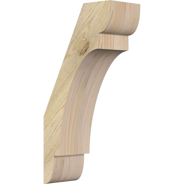 Ekena Millwork 6"W x 12"D x 24"H Olympic Rough Sawn Knee Brace, Douglas Fir BRC06X12X24OLY00RDF - main